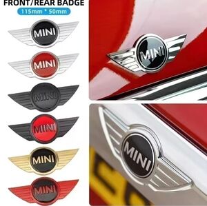 Mini Cooper Countryman Clubman 4.5" Badge Bonnet Emblem Adhesive Back